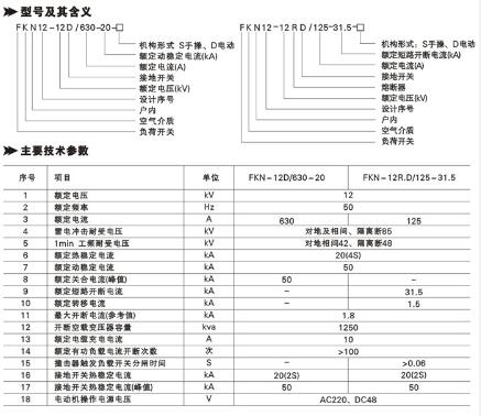 戶內(nèi)高壓氣式負(fù)荷開關(guān)廠家